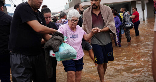 暴風雨來襲！巴西南部城鎮遭洪水淹沒 已釀57死373失蹤