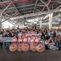 高鐵台南站舉辦「2024 母親節˙藝起來高鐵」的快閃活動