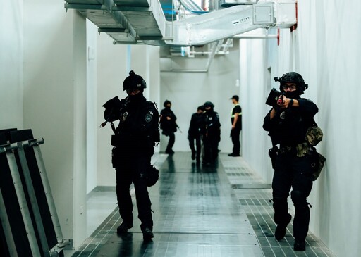 衛武營X高雄市警局首度演練重大危安演練 確保來館民眾安全