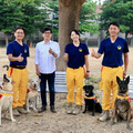 國際搜救犬日 陳其邁慰問搜救犬隊希望平安