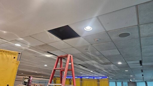 桃園機場發生勞工踏穿天花板攀掛半空之工安事件 勞檢結果說明